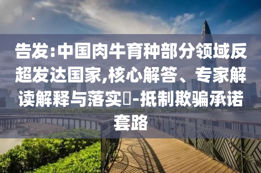 告發(fā):中國肉牛育種部分領域反超發(fā)達國家,核心解答、專家解讀解釋與落實?-抵制欺騙承諾套路