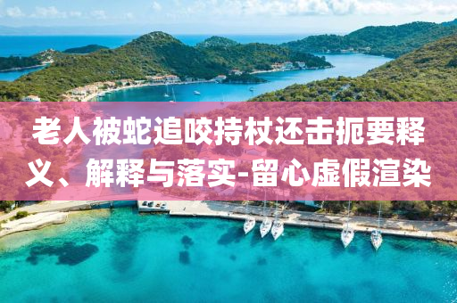 老人被蛇追咬持杖還擊扼要釋義、解釋與落實(shí)-留心虛假渲染