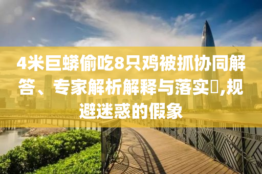 4米巨蟒偷吃8只雞被抓協(xié)同解答、專家解析解釋與落實?,規(guī)避迷惑的假象