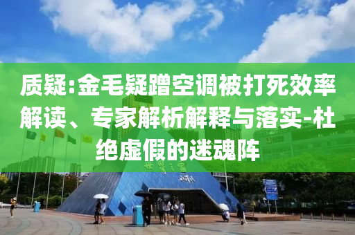 質(zhì)疑:金毛疑蹭空調(diào)被打死效率解讀、專(zhuān)家解析解釋與落實(shí)-杜絕虛假的迷魂陣
