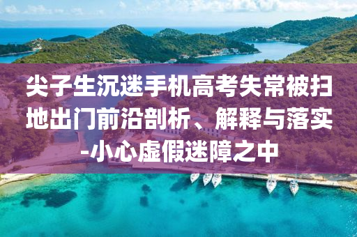 尖子生沉迷手機(jī)高考失常被掃地出門(mén)前沿剖析、解釋與落實(shí)-小心虛假迷障之中