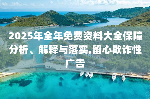 2025年全年免費(fèi)資料大全保障分析、解釋與落實,留心欺詐性廣告